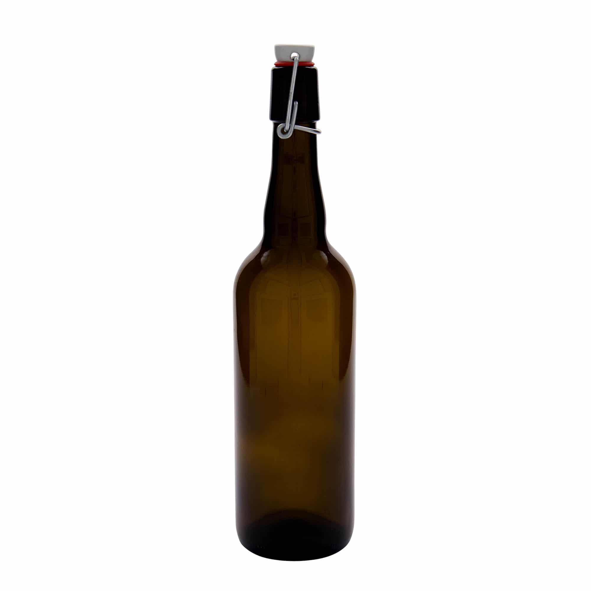 Bouteille de bière Belgique 750 ml, verre, brun, bouchage: bouchon mécanique