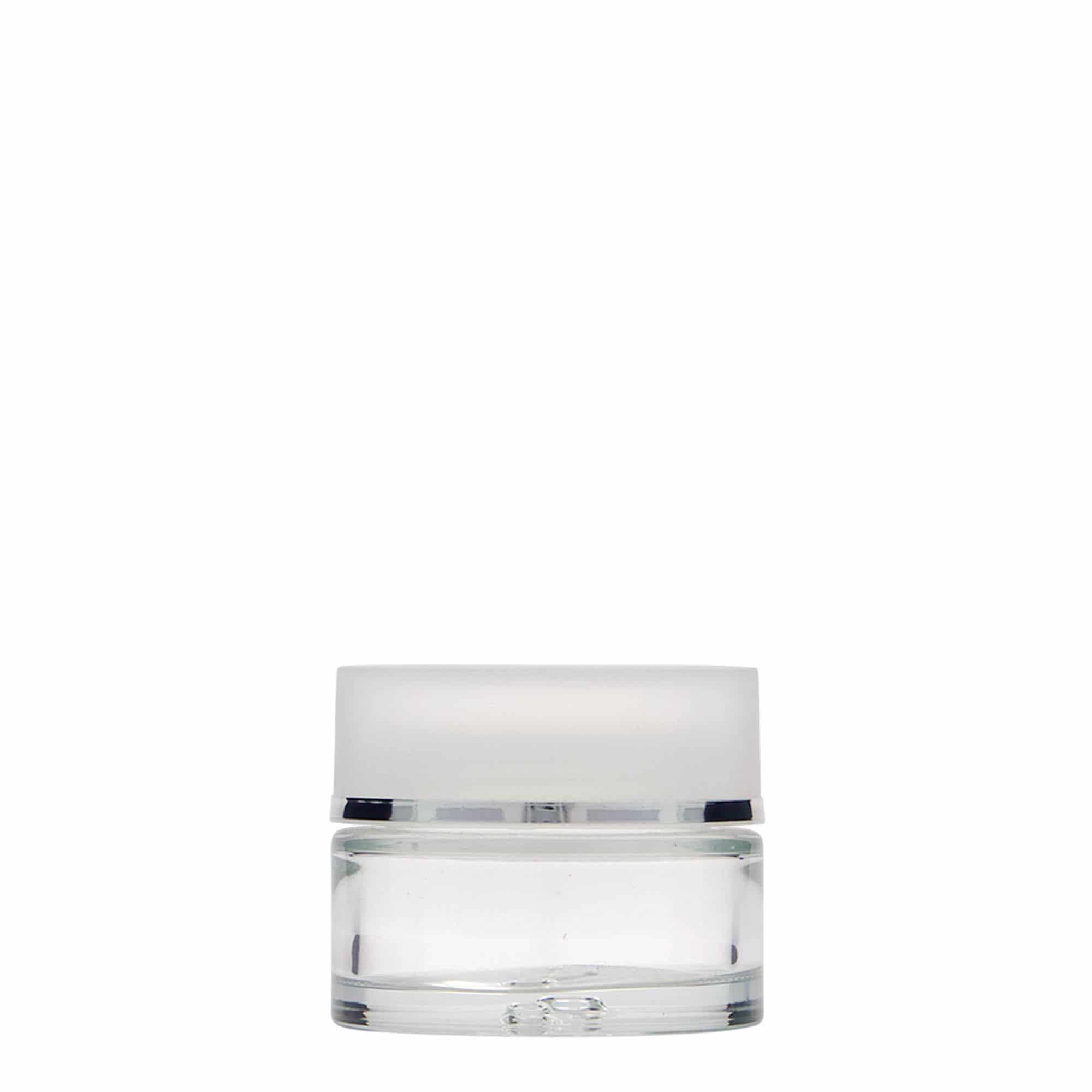 Pot 30 ml 'Clear Edition', verre, bouchage: Bougage à vis