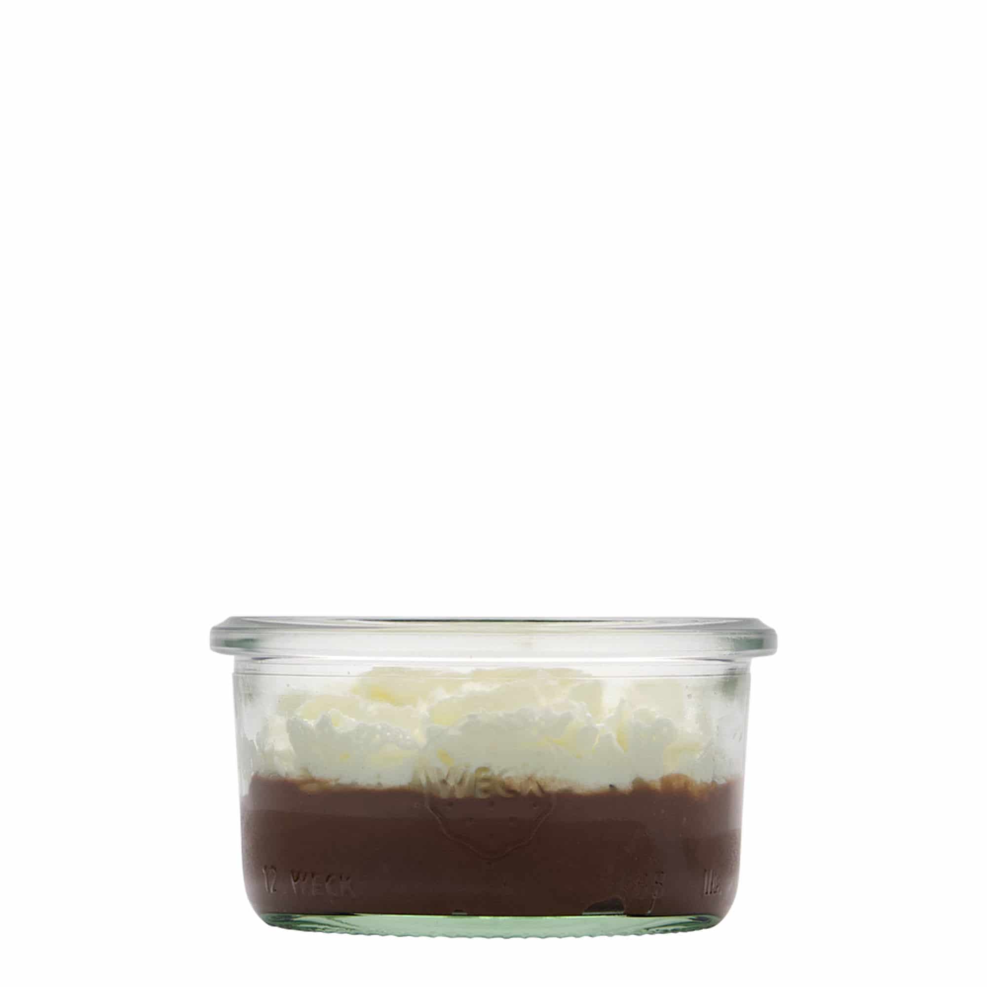 Verrine WECK 165 ml, bouchage: bords arrondis