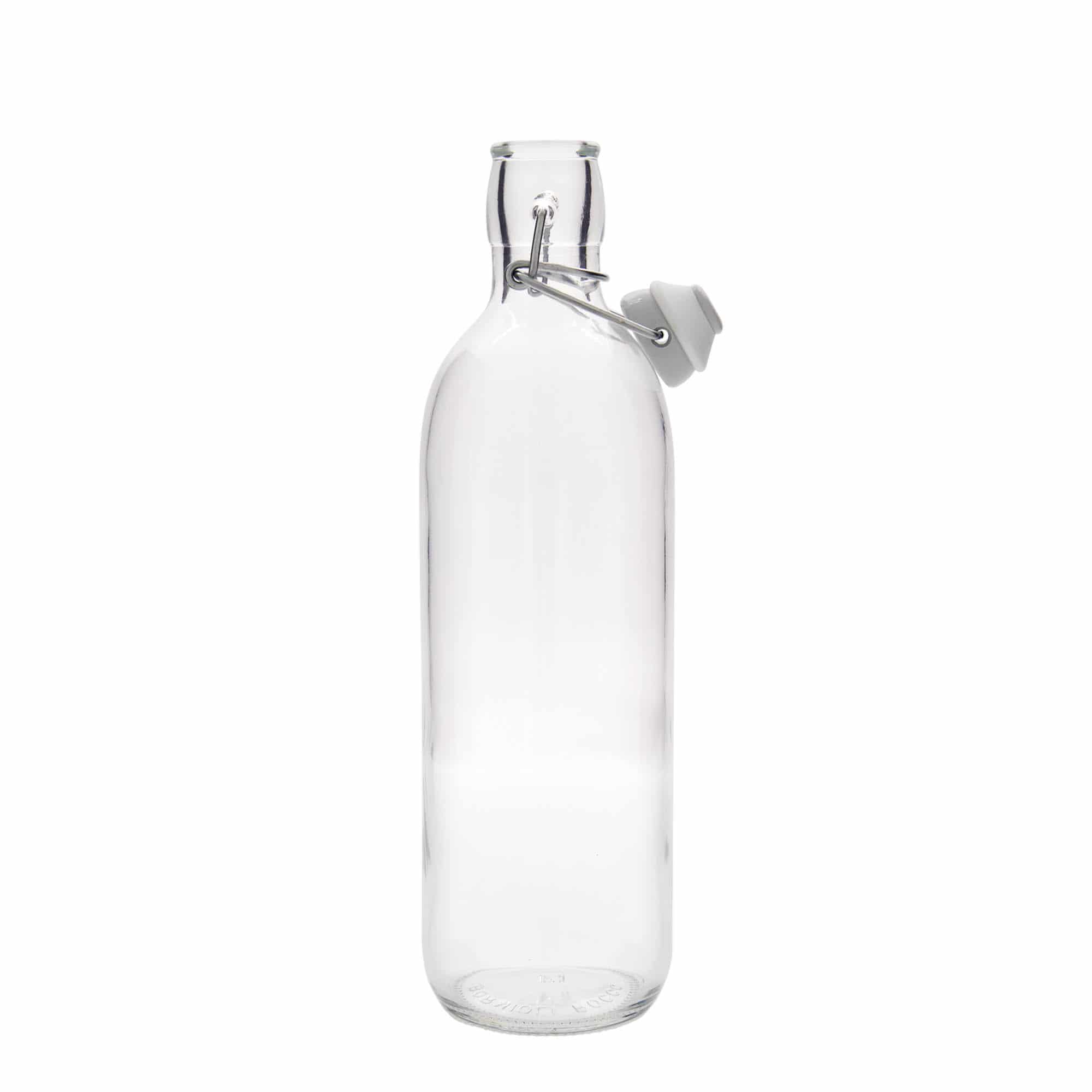 Bouteille en verre 1 000 ml 'Emilia', bouchage: bouchon mécanique