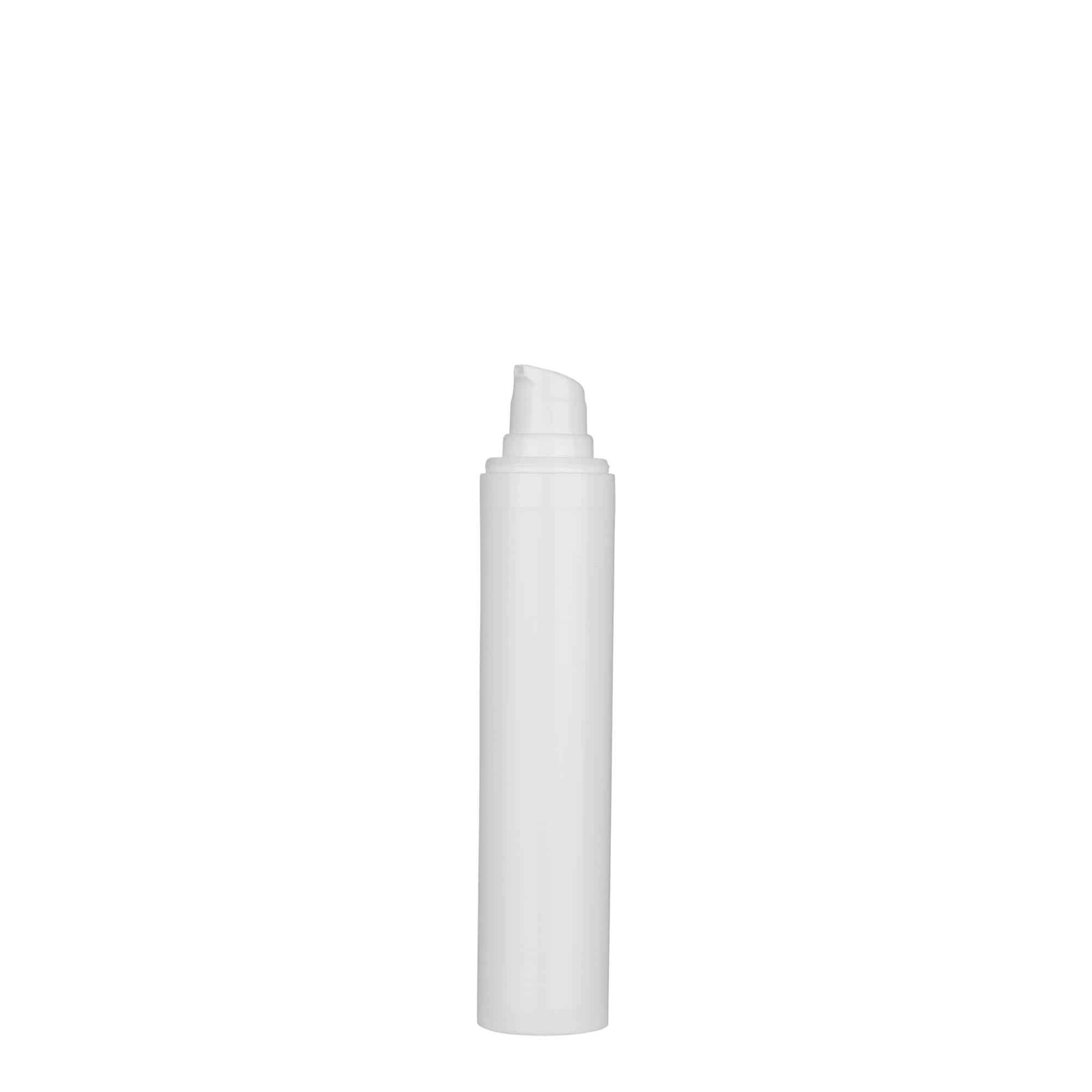 Flacon airless 50 ml 'Micro', plastique PP, blanc