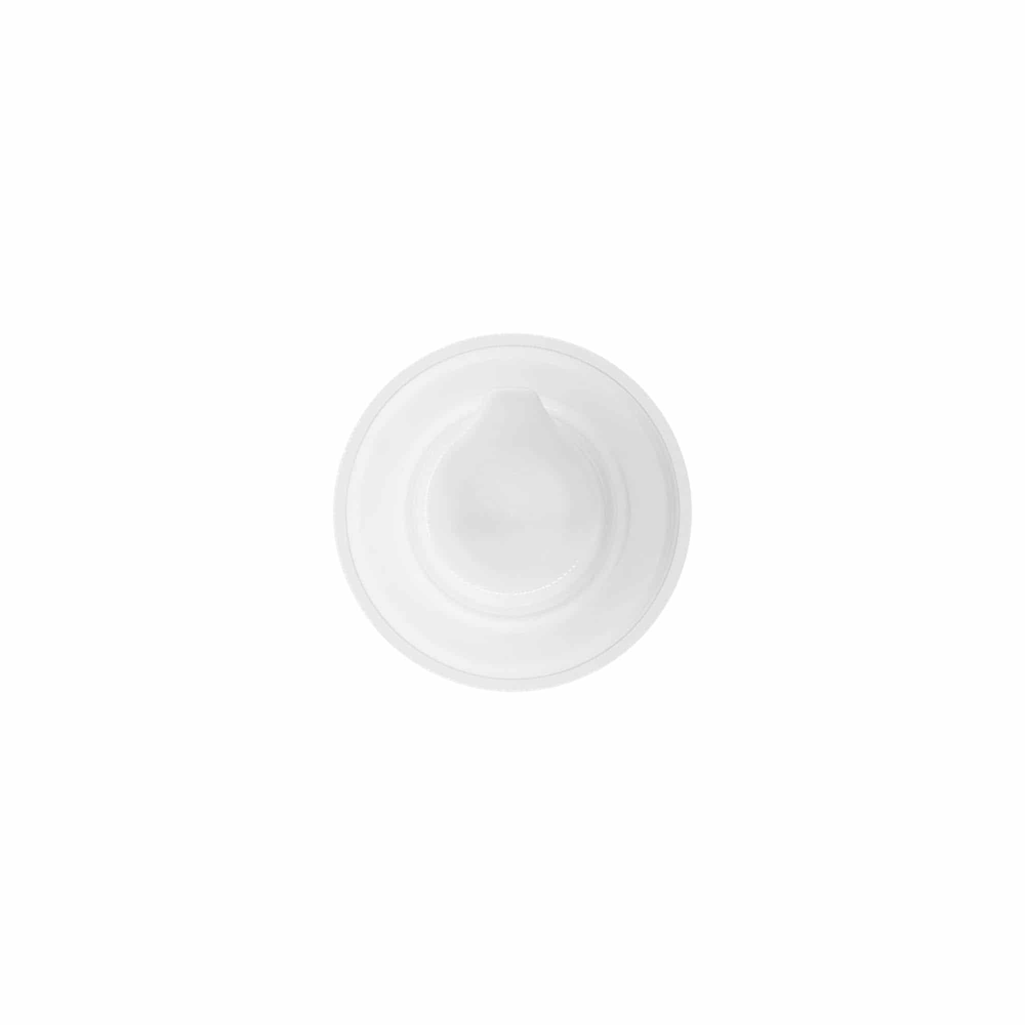 Flacon airless tête de pompe 'Micro', plastique PP, blanc