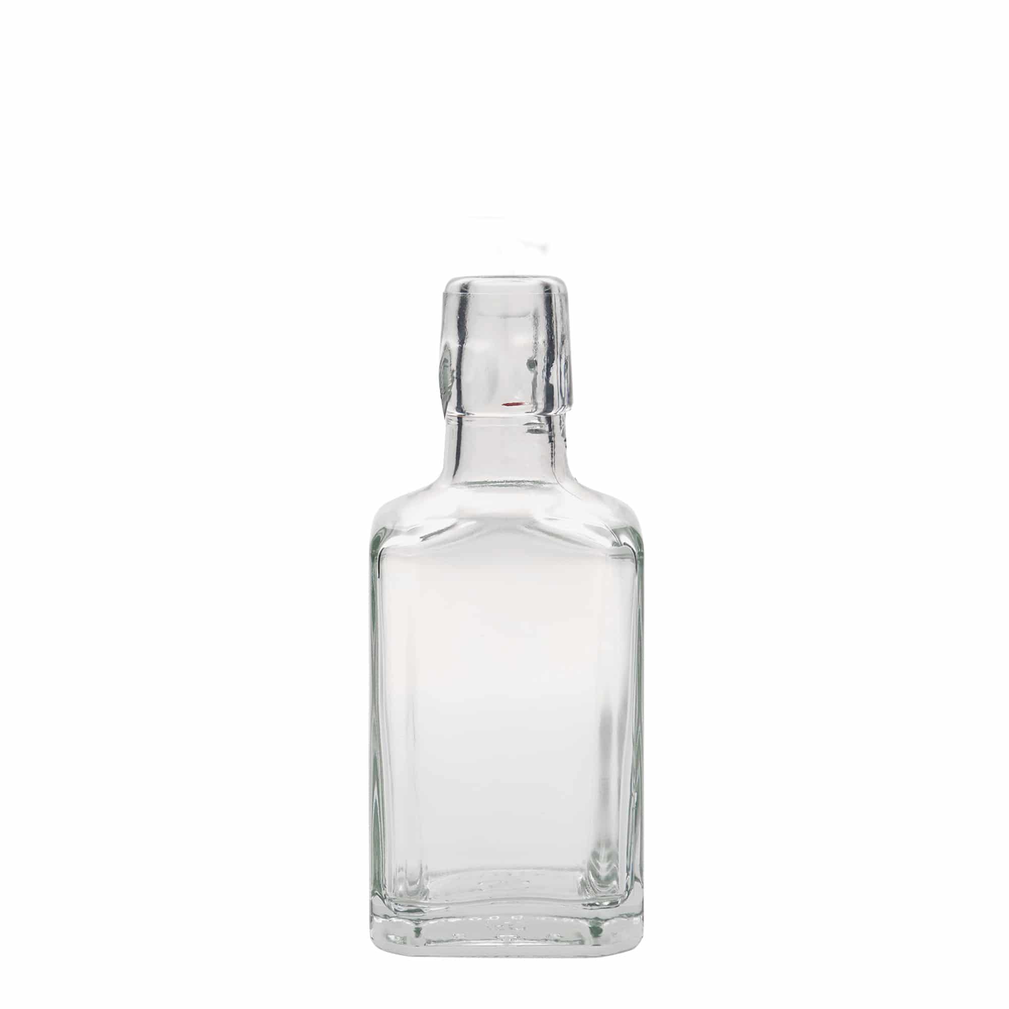 Bouteille en verre 250 ml 'Rialto', carrée, bouchage: bouchon mécanique