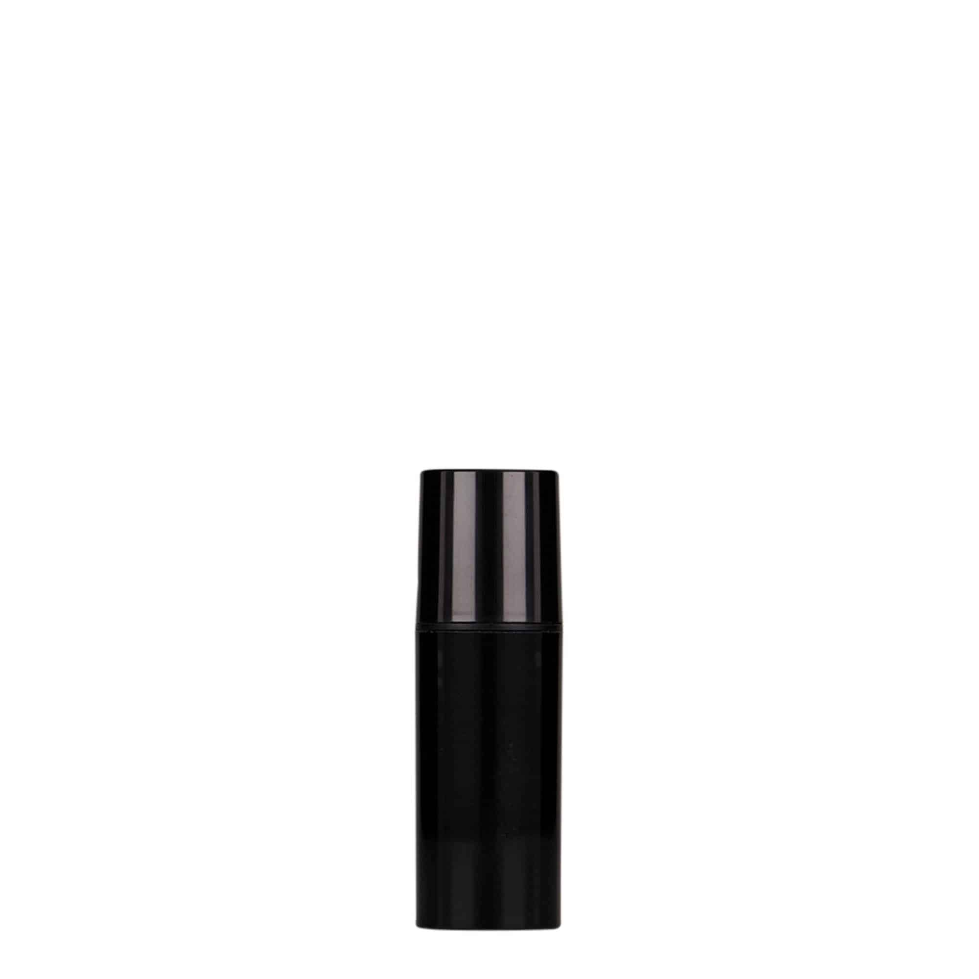 Flacon airless 5 ml 'Nano', plastique PP, noir