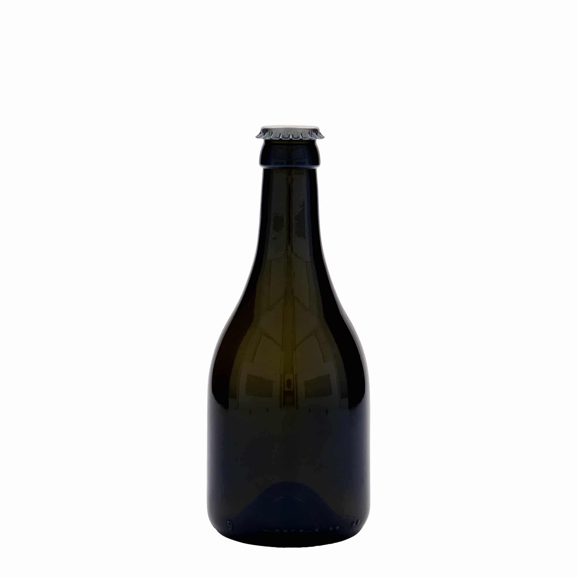 Bouteille de bière 330 ml 'Horta', verre, vert antique, bouchage: capsules couronnes