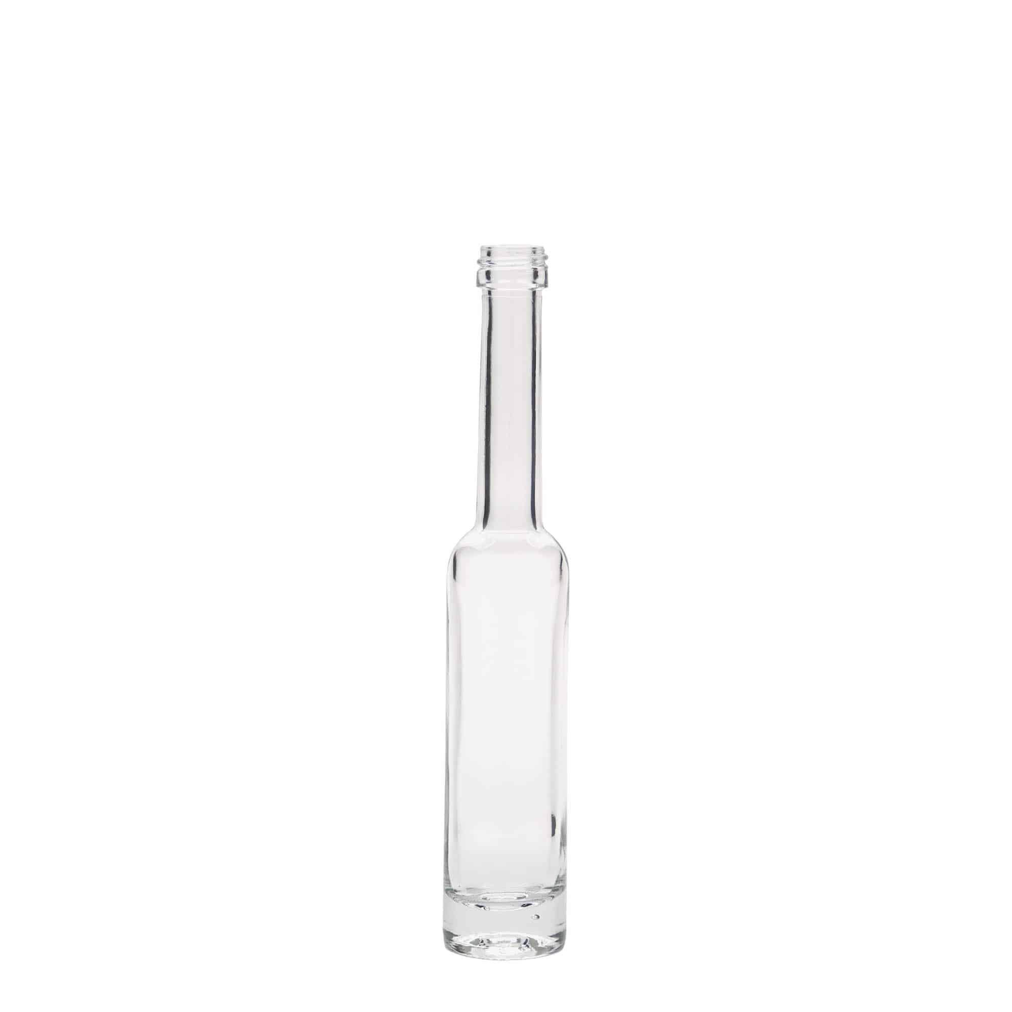 Bouteille en verre 40 ml 'Platina', bouchage: PP 18