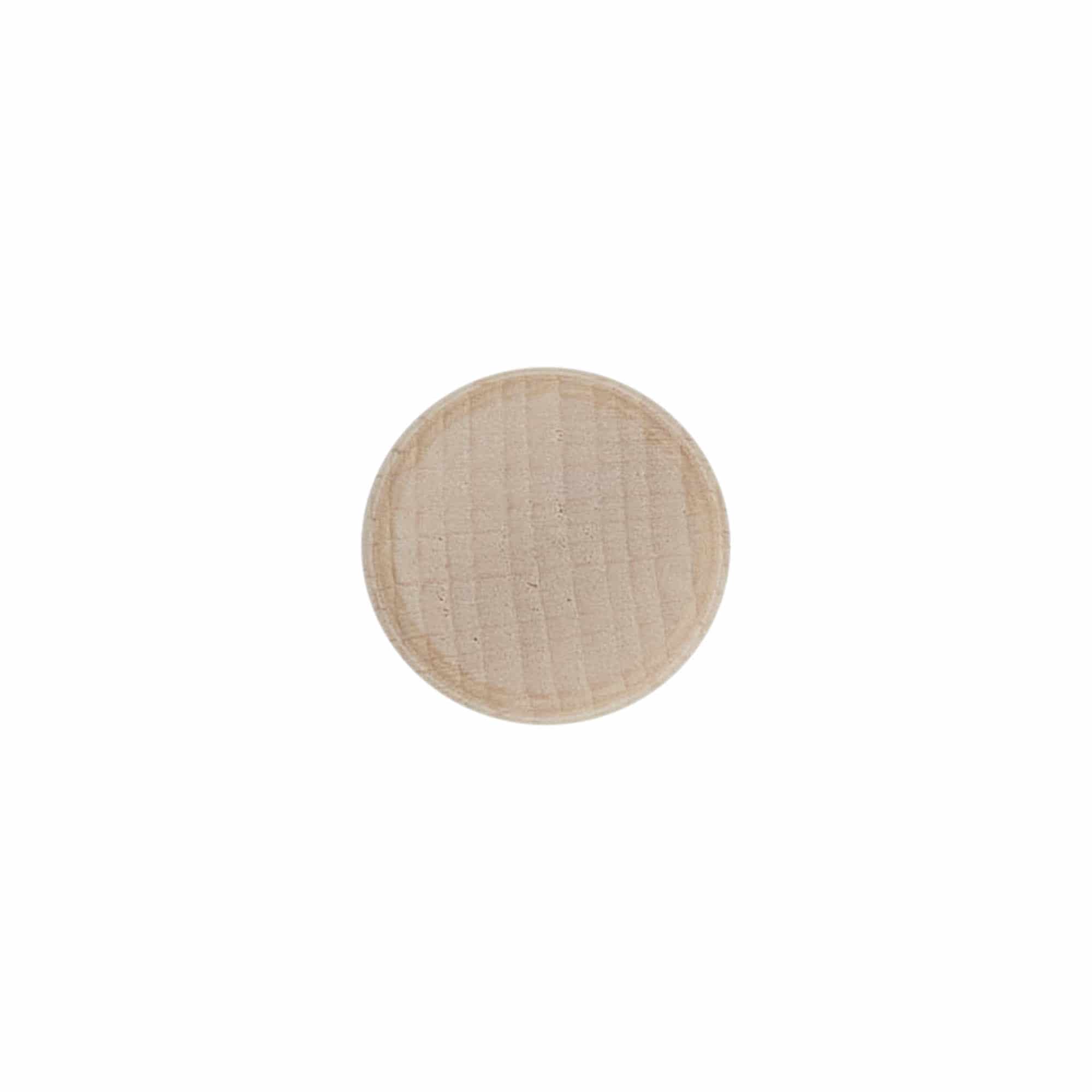 Bouchon à poignée avec ouverture de dosage 19 mm, plastique-bois, beige, pour bouchage: bouchon