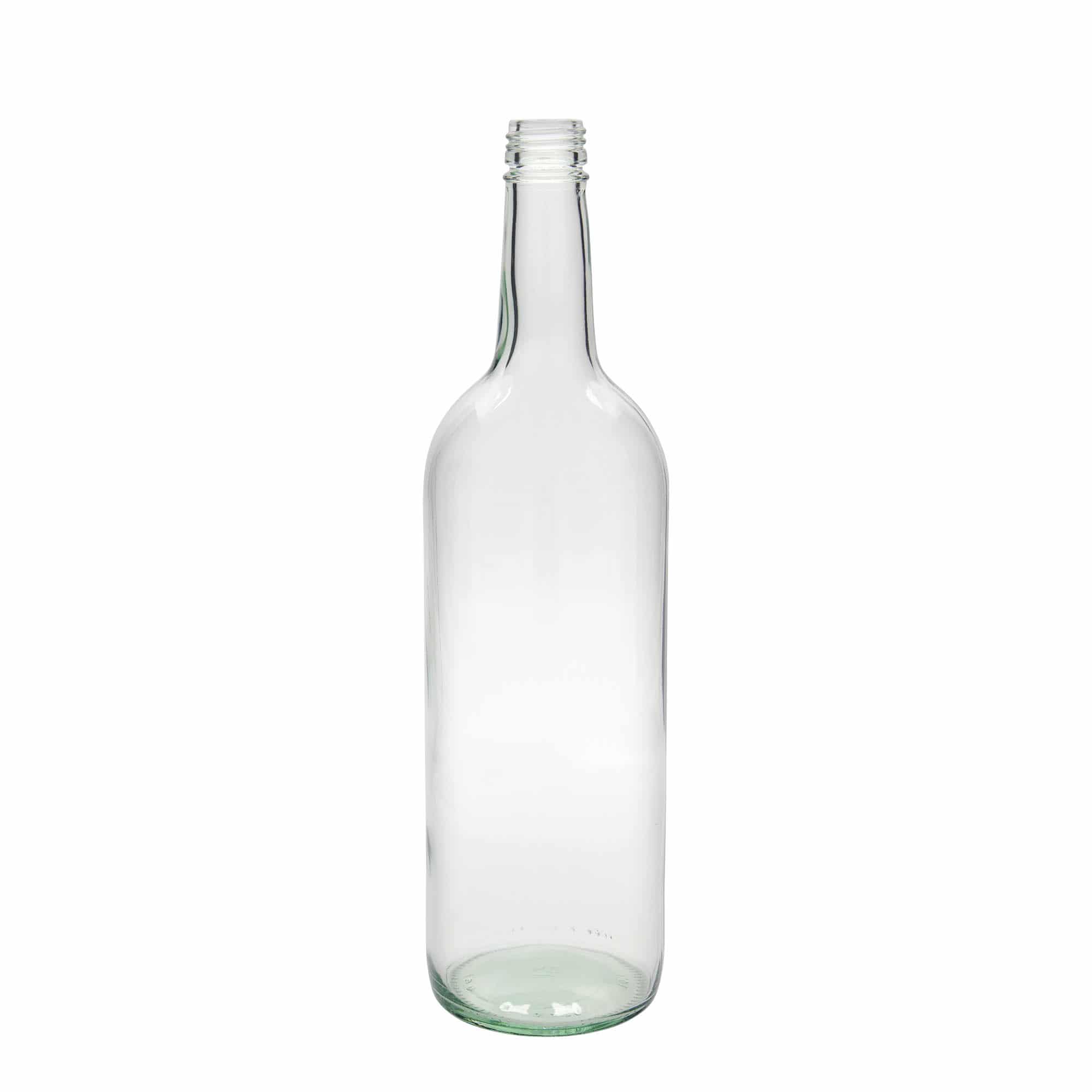 Bouteille universelle 1 000 ml, verre, bouchage: PP 28