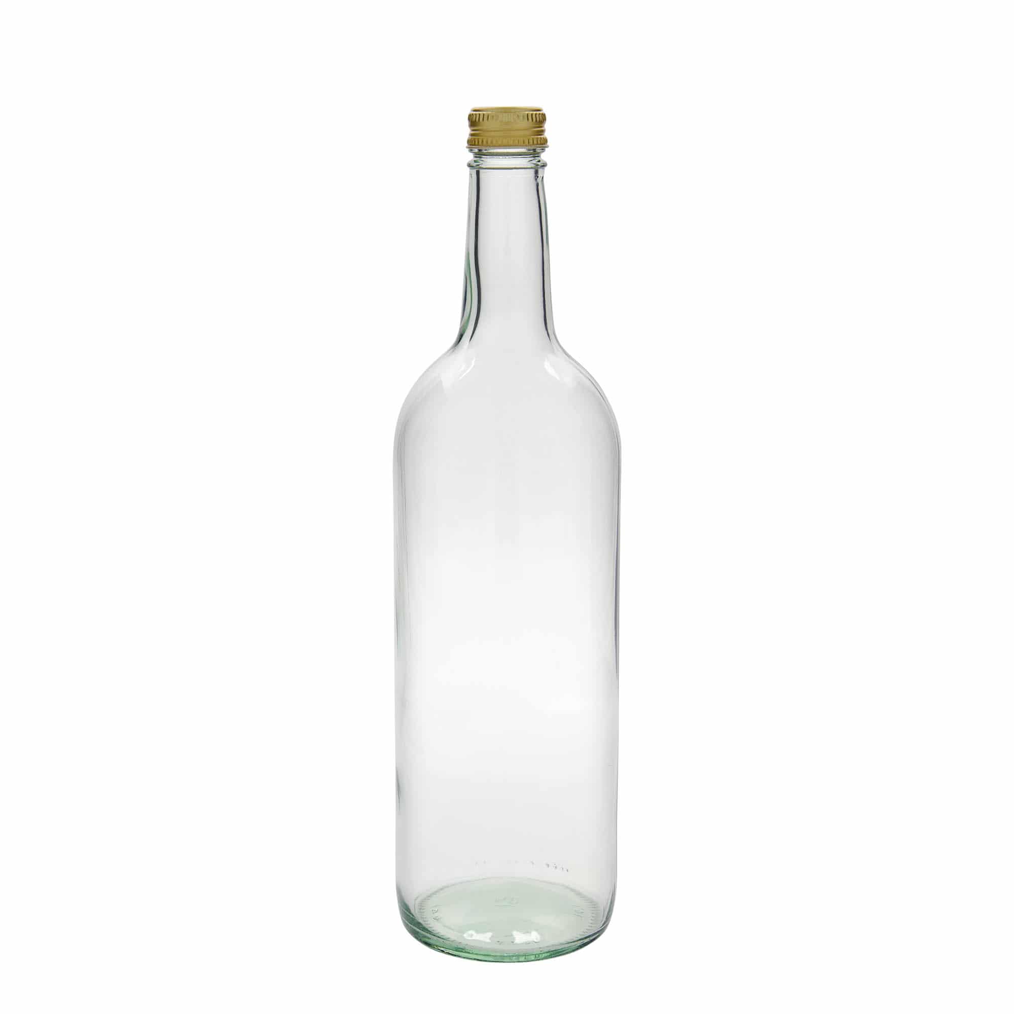 Bouteille universelle 1 000 ml, verre, bouchage: PP 28